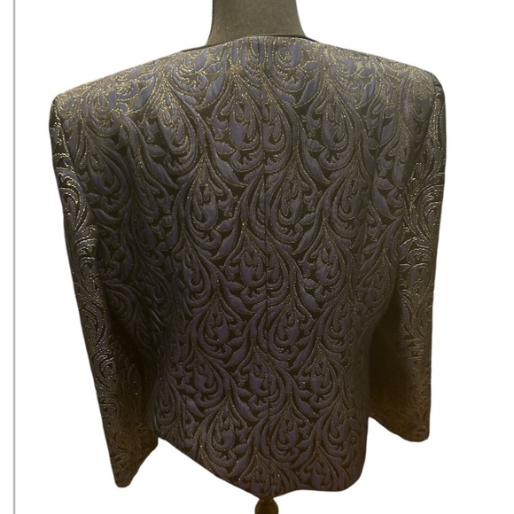 Nah Nah Vintage Navy and Black Blazer in preowned great condition, size 18. - Picture 3 of 7